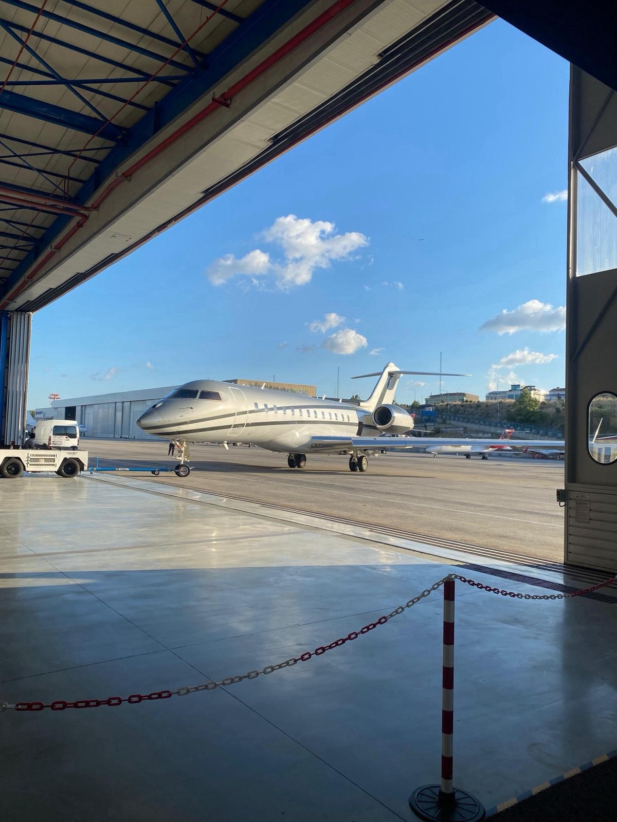 Falcon Aerospace facility entrance