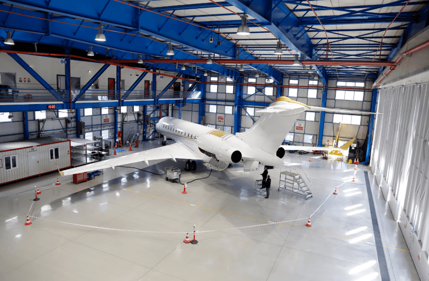 Pre-purchase inspection on a business jet
